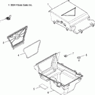 SPORTSMAN 500 HO/INT'L - A05MH50AB Rear storage box