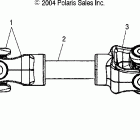 SPORTSMAN MV7 - A05MH68AP Prop shaft, rear