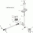 TRAIL BLAZER - A05BA25CA Селектор переключения передач