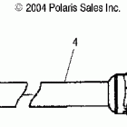 SPORTSMAN MV7 - A05MH68AP Prop shaft, front