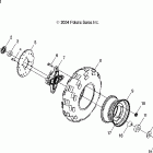 TRAIL BOSS 330 QUADRICYCLE - A05CA32EA Колесо переднее