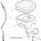 SCRAMBLER 500 4X4 - A05BG50AA Трост дроселя