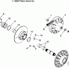 ATP 500 4X4 - A05JD50AA Привод сцепления