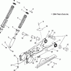 SCRAMBLER 500 4X4 - A05BG50AA Бугель и аммортизатор