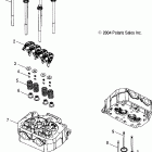 SPORTSMAN 700 EFI - A05MH68AC Впускная система