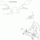 TRAIL BOSS 330 QUADRICYCLE - A05CA32EA Mirror and horn