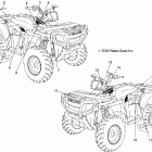 SPORTSMAN 700 EFI - A05MH68AC Наклейки