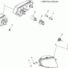 SPORTSMAN 700 EFI - A05MH68AC Taillamps / worklamps / headlights