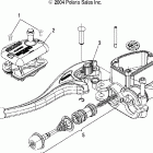 SPORTSMAN 700 - A05MH68AK/AN Трост дроселя