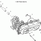 SPORTSMAN 90 - A05FA09CA Крепление двигателя