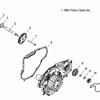 SPORTSMAN 700 EFI - A05MH68AC Oil pump and water pump