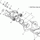 TRAIL BOSS 330 QUADRICYCLE - A05CA32EA Brake, front