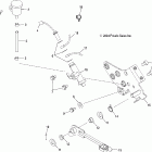 TRAIL BOSS 330 QUADRICYCLE - A05CA32EA Master cylinder, rear and foot pedal
