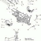 SPORTSMAN 700 EFI - A05MH68AC Заднее крыло и сиденье