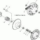 SCRAMBLER 500 4X4 - A05BG50AA Привод сцепления