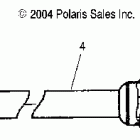 SPORTSMAN 700 EFI - A05MH68AC Передник кардан