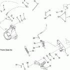 SPORTSMAN MV7 - A05MH68AP Master cylinder, rear and foot pedal