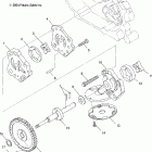 SCRAMBLER 500 4X4 - A05BG50AA Масляный насос