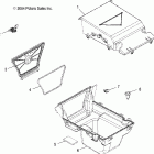 SPORTSMAN 700 - A05MH68AK/AN Rear storage box