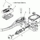 SPORTSMAN 700 EFI - A05MH68AC Трост дроселя