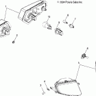 SPORTSMAN 600 - A05MH59AK Taillamps / worklamps / headlights