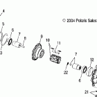 ATP 330 4X4 QUAD - A05JD32EA Передний редуктор
