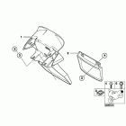 F650GS Dakar 01-04 (R13) Надставка кронштейна номерного знака