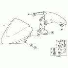 R1150R (R28) Front wheel mudguard