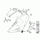 R1200S (K29) Боковая часть обшивки / средняя часть