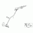 F650CS 03 (K14) Трубопровод торм.привода перед. не для ABS