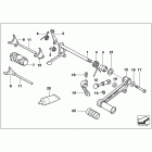 F650CS 03 (K14) 5-ступенчатая КПП - части