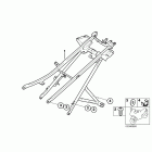 F650CS 03 (K14) Рама задняя часть