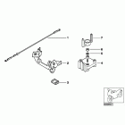 K1200RS 02-04 (K41) Starter cable with mount