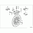 R1100RT (259T) Rear-wheel brake, cast wheel
