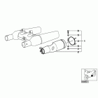 R1200C I 01-03 (59C3) Кожух глушителя