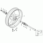 F650CS 03 (K14) Переднее колесо