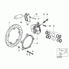 K1200RS 02-04 (K41) Front wheel brake, integral abs