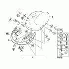 R1200C I 01-03 (59C3) Set speedster windshield