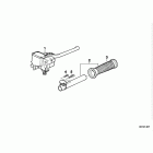 R1100GS (259E) Complete right handle unit