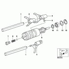 R1100GS (259E) 5-speed transmission - gearshift