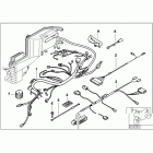 K1200RS 02-04 (K41) Wrng harness,chassis,tail part,heat.grip