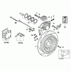 K1200RS 02-04 (K41) Rear wheel brake without integral abs