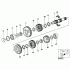 R1100GS (259E) 5-speed trans. output shaft m 97