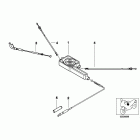 R1100GS (259E) Bowden cable / cable distributor