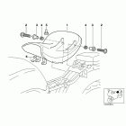 R1200C I 01-03 (59C3) Rider saddle