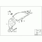 K1200RS 02-04 (K41) Rear mudguard / mounting parts, mounting