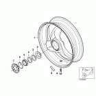 F650CS 03 (K14) Заднее колесо