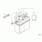 R1100S (259S) Battery, maintenance-free