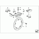 R1150GS ADV (R21A) Rear wheel brake, spoke wheel