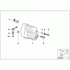 R1200C I 01-03 (59C3) Starter cover / mount